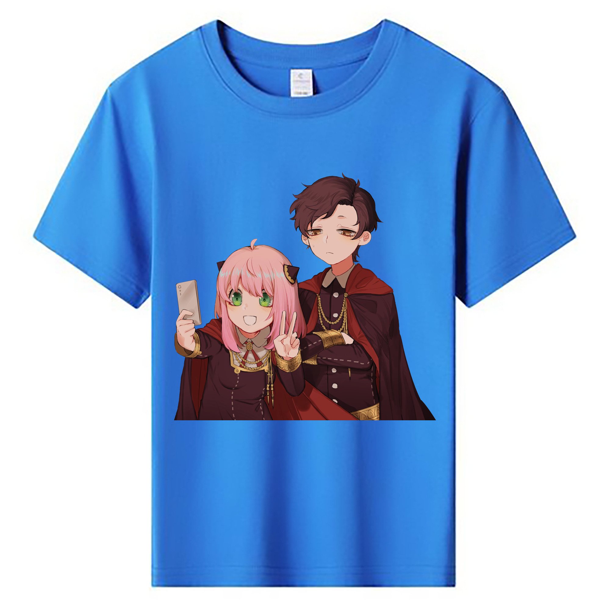 （画像用） SPY×FAMILY间谍家家酒 綿100％キッズTシャツ（フロントプリント）